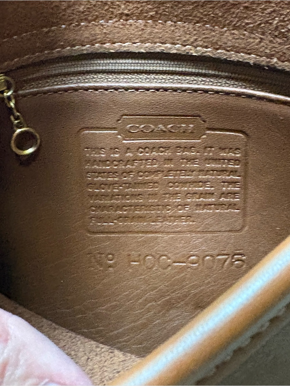 Vintage Coach Brown Leather Crossbody Bag with Turn-Lock Closure - Picture 8 of 15